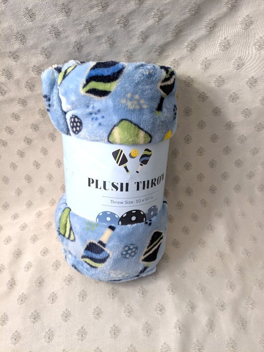 New!  Pickleball Plus Throw Blanket  50" x 60"